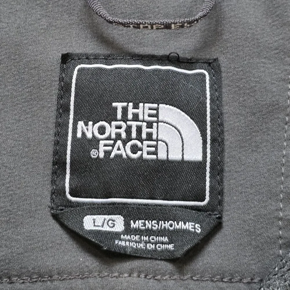 The North Face Men’s Softshell 1/4 Zip Pullover Jacket Charcoal Gray Size L